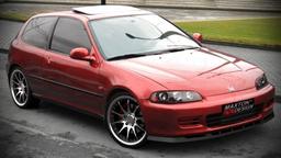 Maxton Design Kuppispoileri Honda Civic MK5