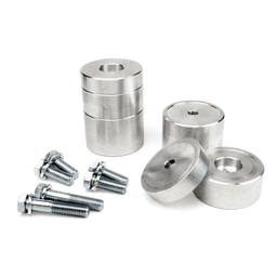 Främre justerbara aluminium genomslagsstopp förlängningar JKS höjning 2-6" för Jeep Wrangler JK 2-dörrars 2007-2018 m.fl.