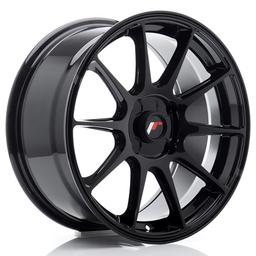 JR Wheels JR11 alumiinivanne, Musta, 17"