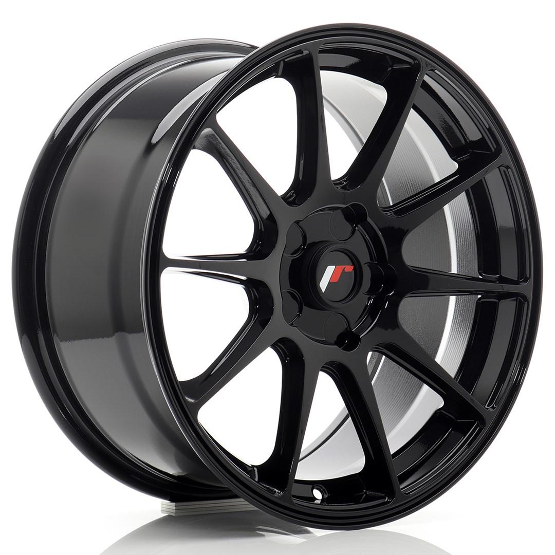 JR Wheels JR11 alloy wheel in Black, 17"