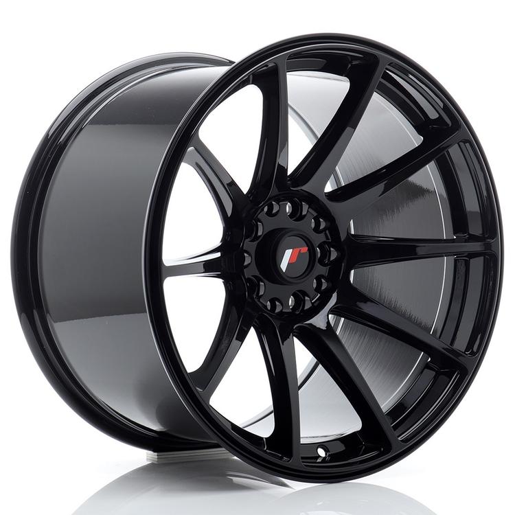 JR Wheels JR11 alumiinivanne, Musta, 18"