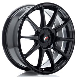 JR Wheels JR11 alumiinivanne, Musta, 18"