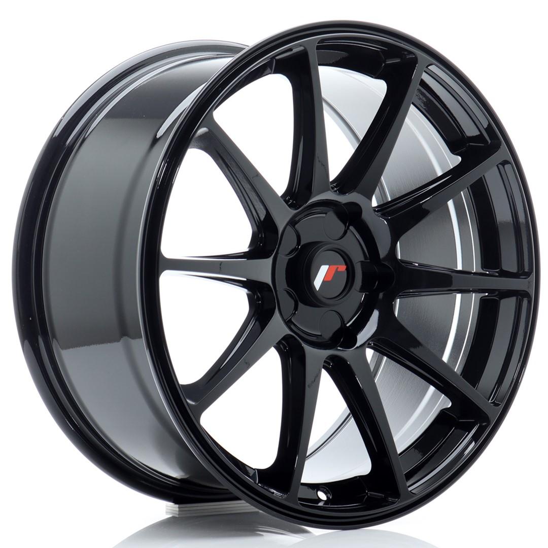 JR Wheels JR11 alloy wheel in Black, 18"