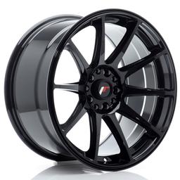 JR Wheels JR11 alumiinivanne, Musta, 18"
