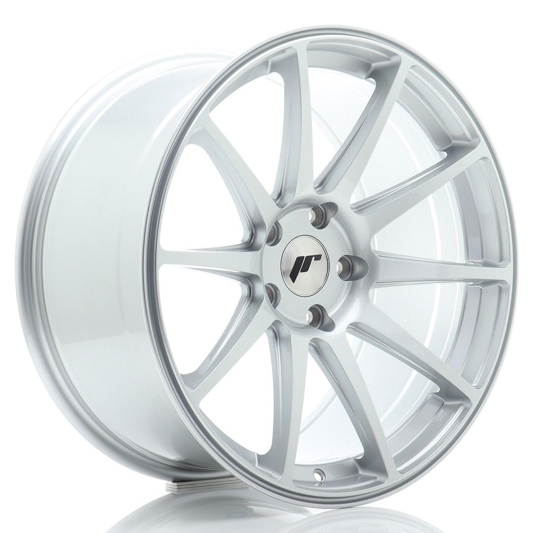 JR Wheels JR11 alumiinivanne, Hopea, 19"