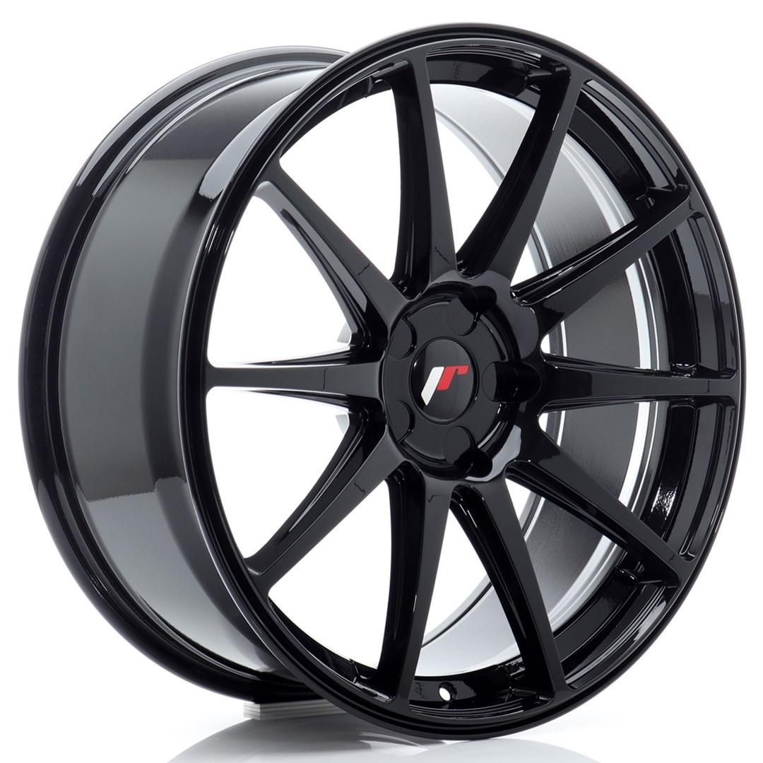 JR Wheels JR11 alumiinivanne, Musta, 20"