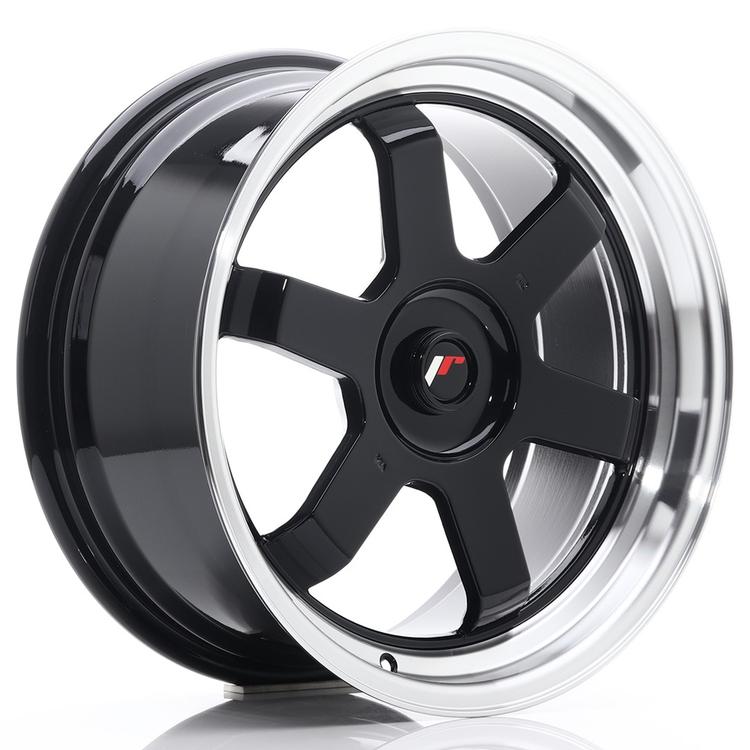 JR Wheels JR12 alloy wheel in Black, 17"
