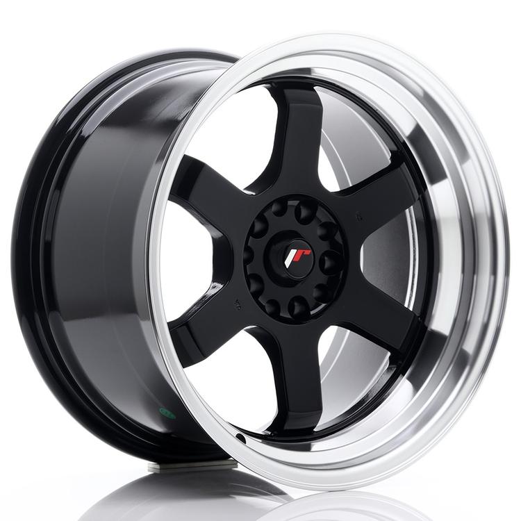 JR Wheels JR12 alloy wheel in Black, 18"