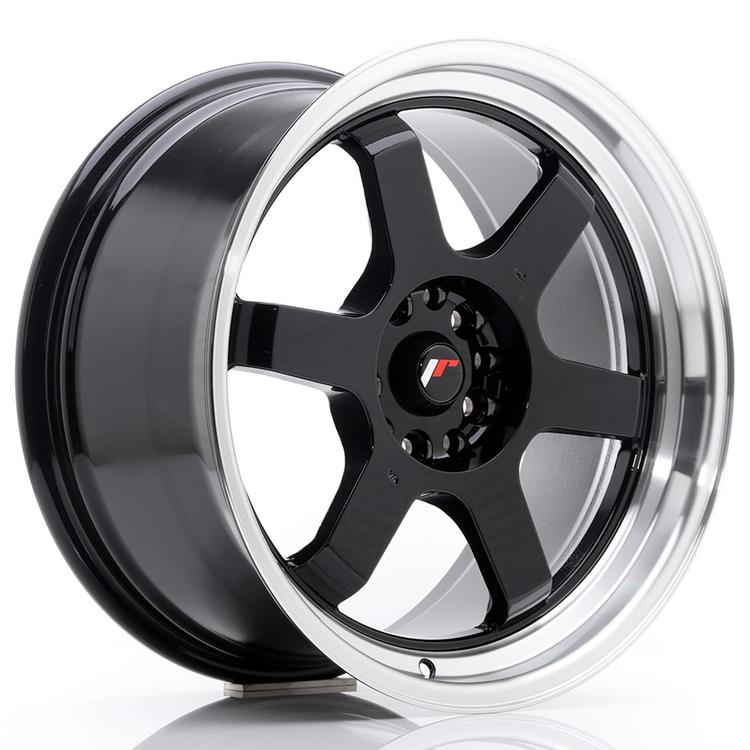 JR Wheels JR12 alloy wheel in Black, 18"