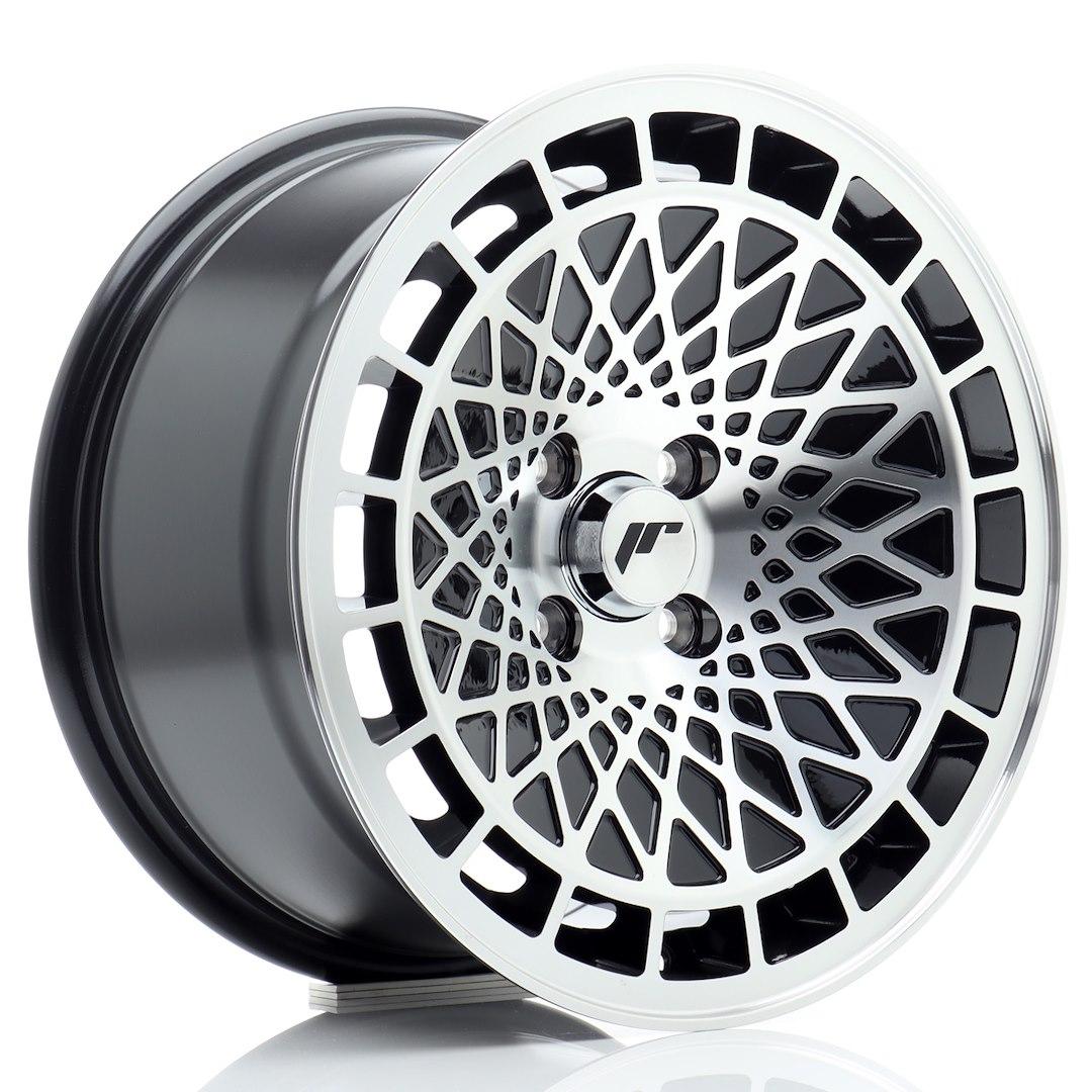 JR Wheels JR14 alumiinivanne, Musta, 15"