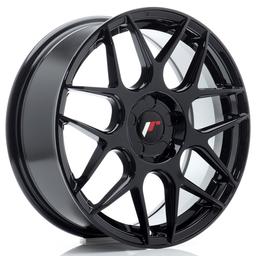 JR Wheels JR18 alumiinivanne, Musta, 17"