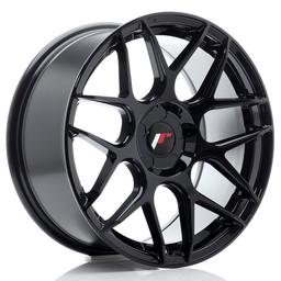 JR Wheels JR18 alumiinivanne, Musta, 17"