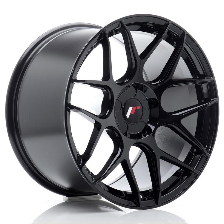 JR Wheels JR18 alloy wheel in Black, 18"