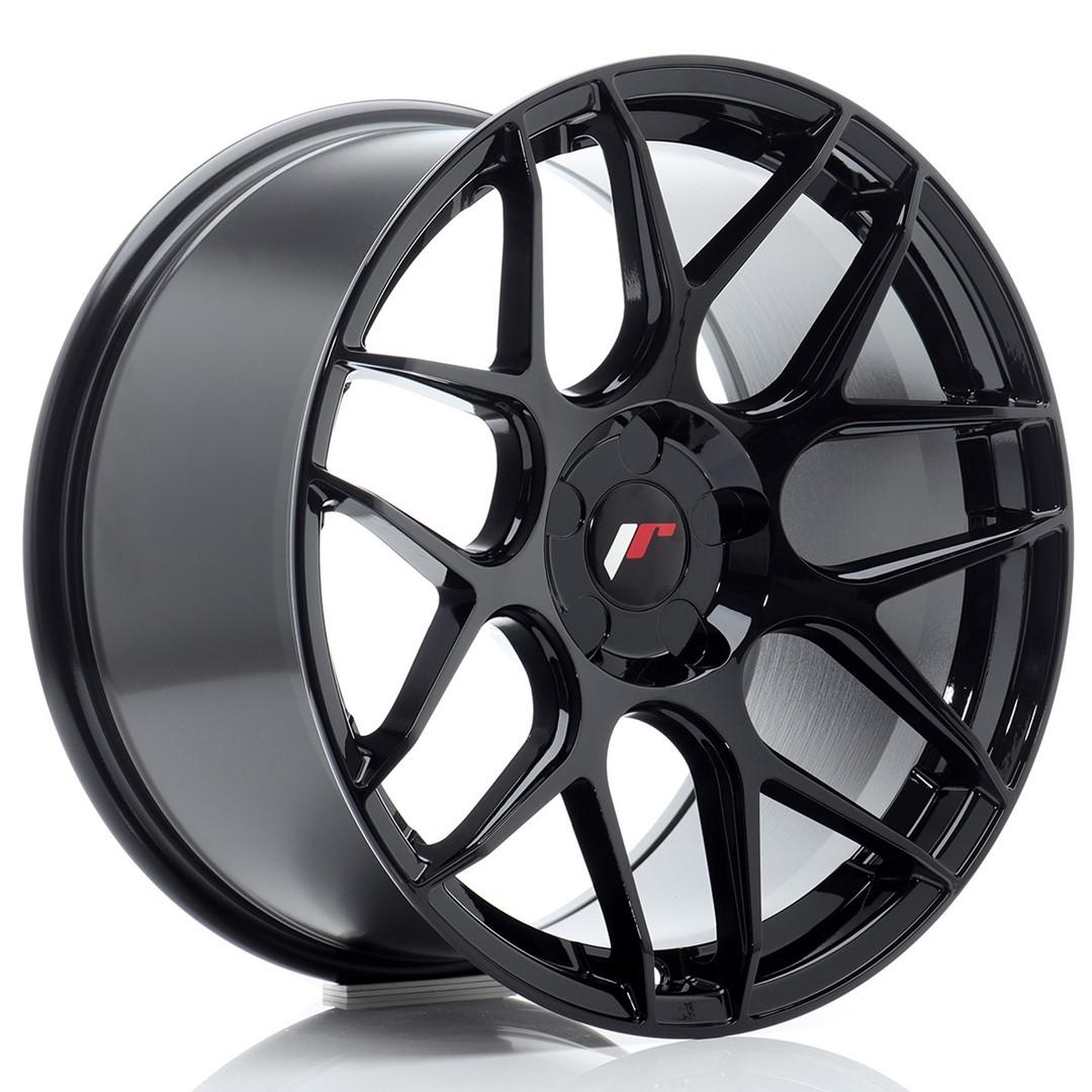 JR Wheels JR18 alloy wheel in Black, 18"