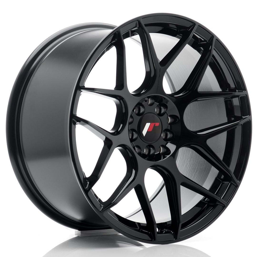 JR Wheels JR18 alloy wheel in Black, 18"