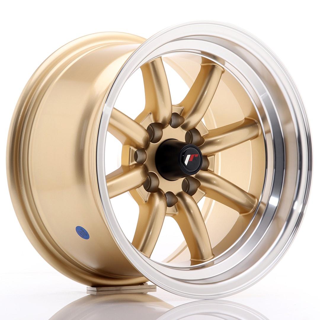 JR Wheels JR19 aluminiumfälg i Guld, 14"