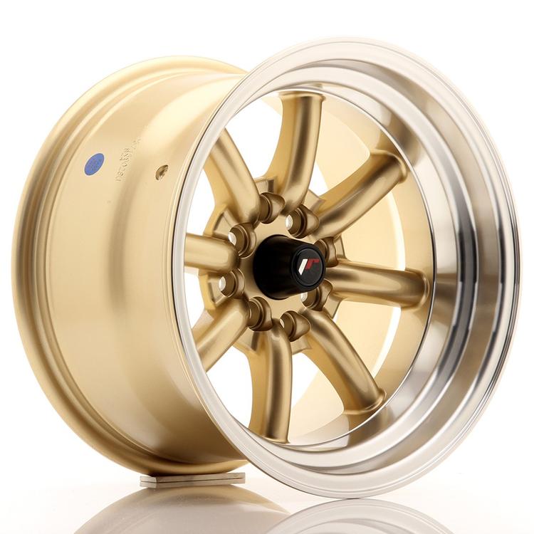 JR Wheels JR19 aluminiumfälg i Guld, 15"
