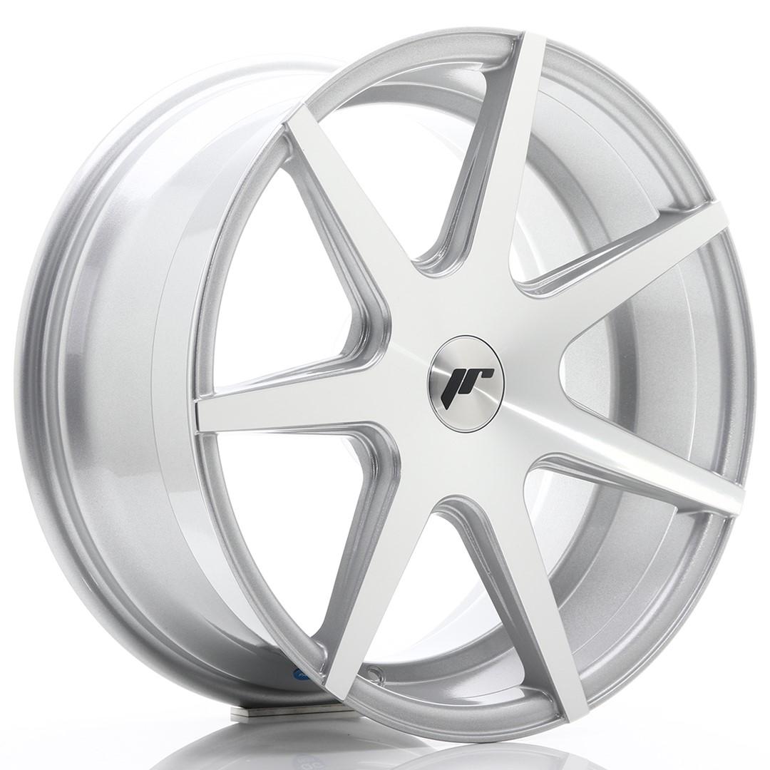 JR Wheels JR20 alumiinivanne, Hopea, 18"