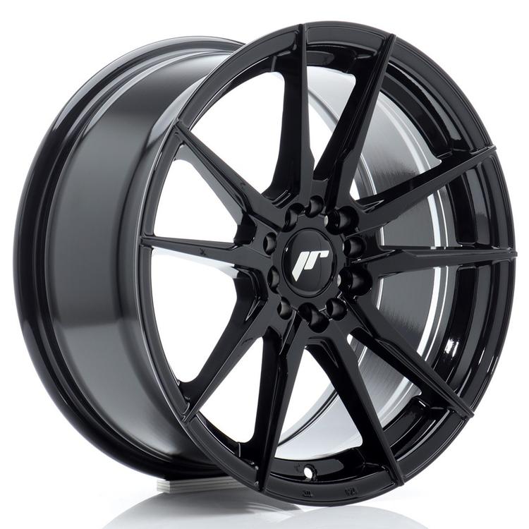 JR Wheels JR21 alumiinivanne, Musta, 17"