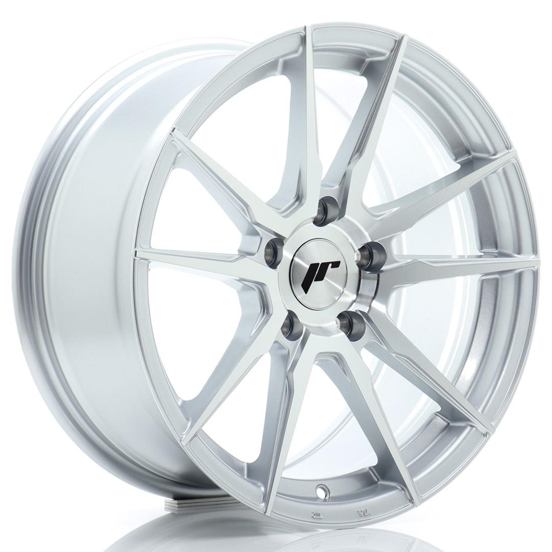 JR Wheels JR21 aluminiumfälg i Silver, 17"