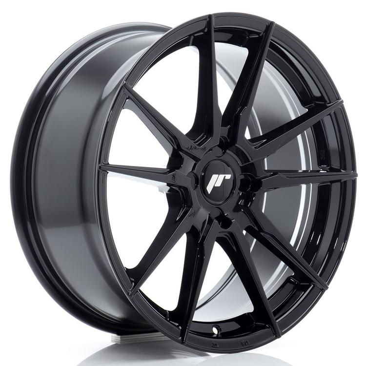 JR Wheels JR21 alumiinivanne, Musta, 18"