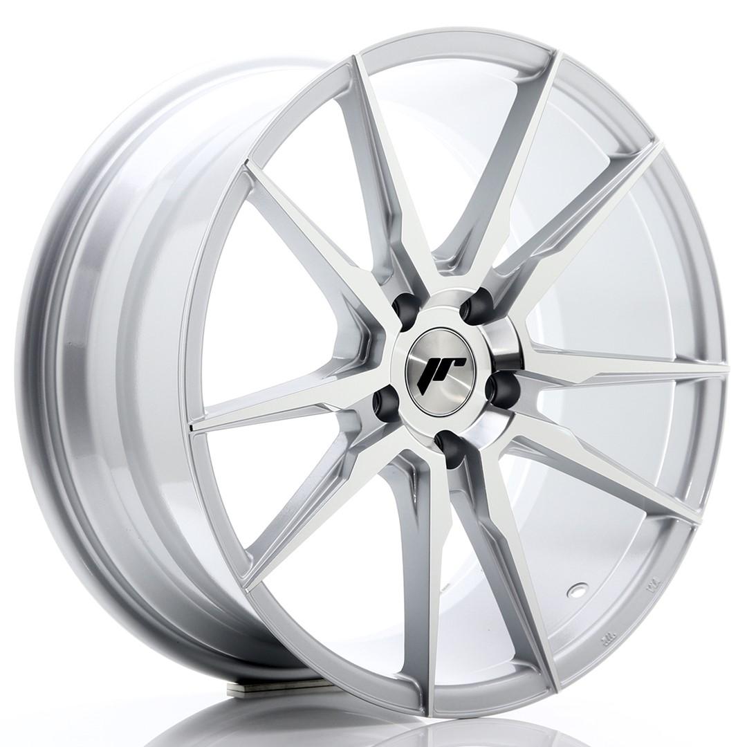 JR Wheels JR21 alumiinivanne, Hopea, 19"