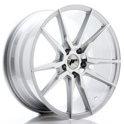 JR Wheels JR21 alumiinivanne, Hopea, 19"