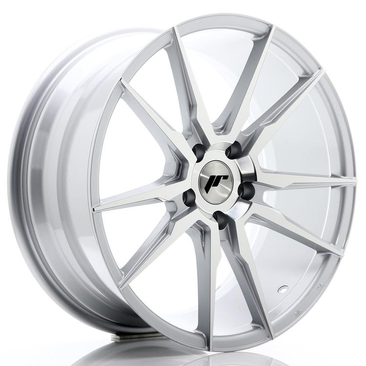 JR Wheels JR21 alumiinivanne, Hopea, 19"
