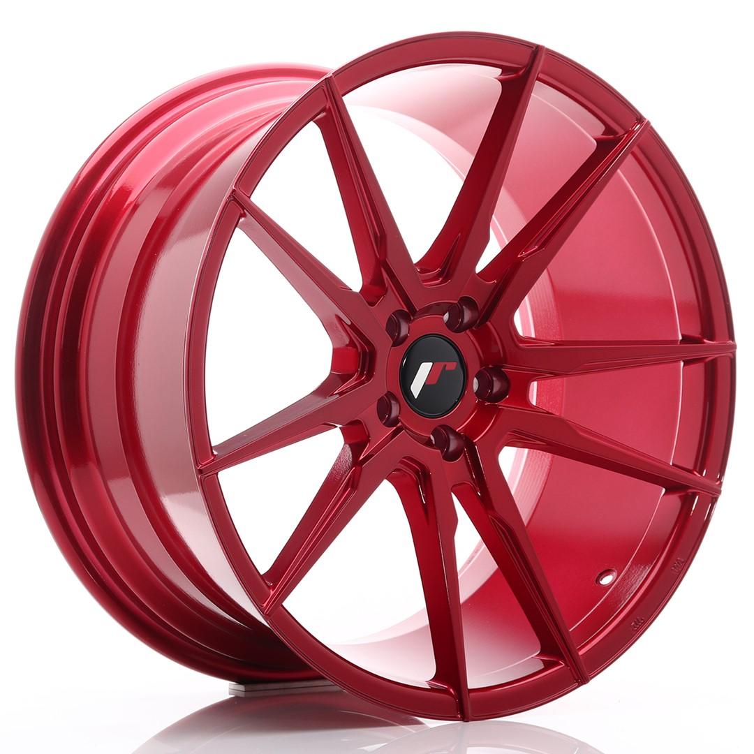 JR Wheels JR21 aluminiumfälg i Röd, 20"