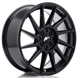 JR Wheels JR22 alumiinivanne, Musta, 17"