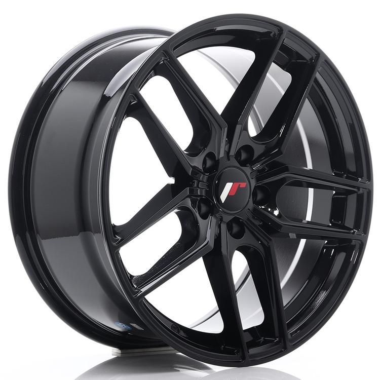 JR Wheels JR25 alloy wheel in Black, 18"