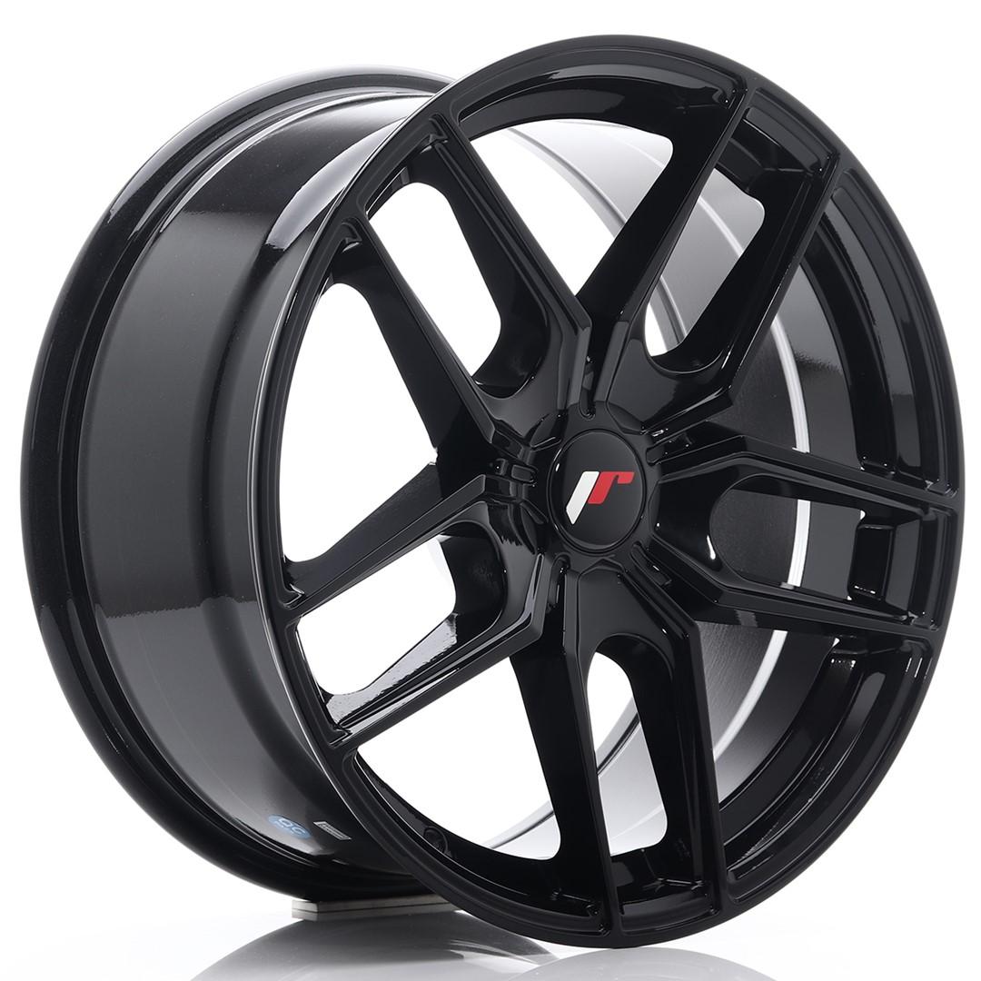 JR Wheels JR25 alloy wheel in Black, 18"