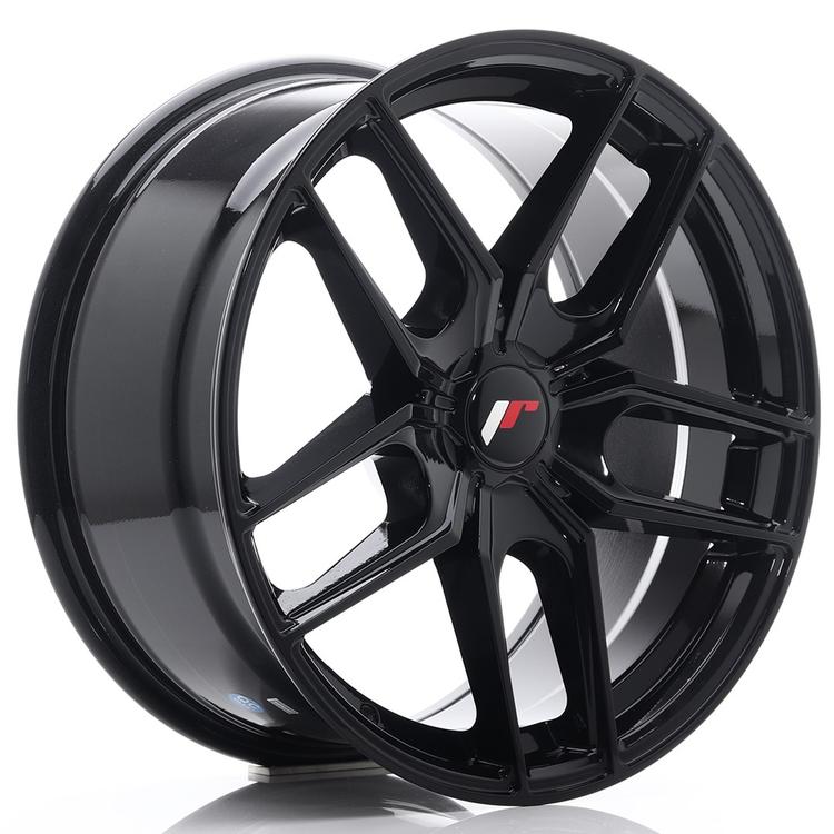 JR Wheels JR25 alloy wheel in Black, 18"