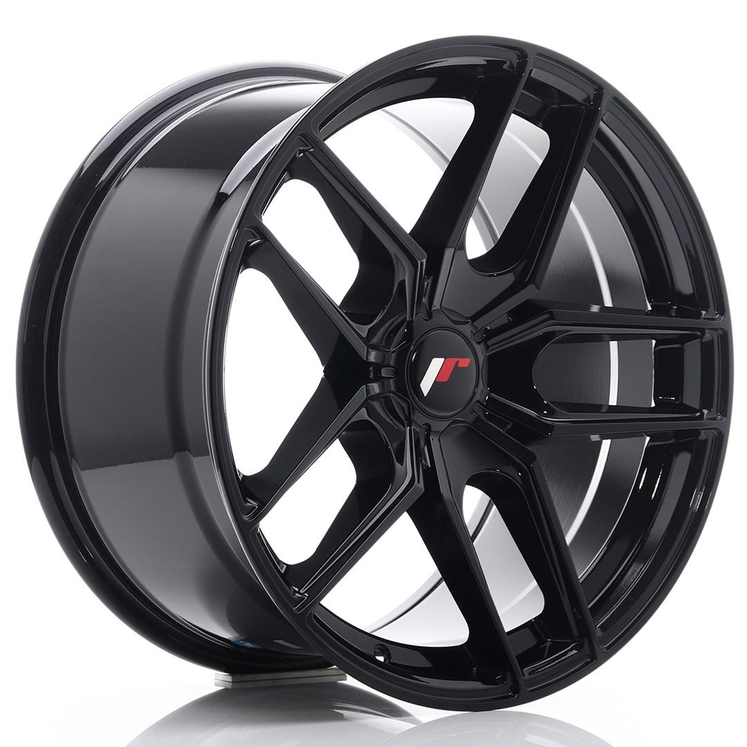 JR Wheels JR25 alloy wheel in Black, 18"
