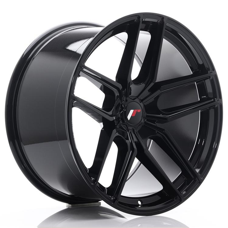 JR Wheels JR25 alloy wheel in Black, 20"