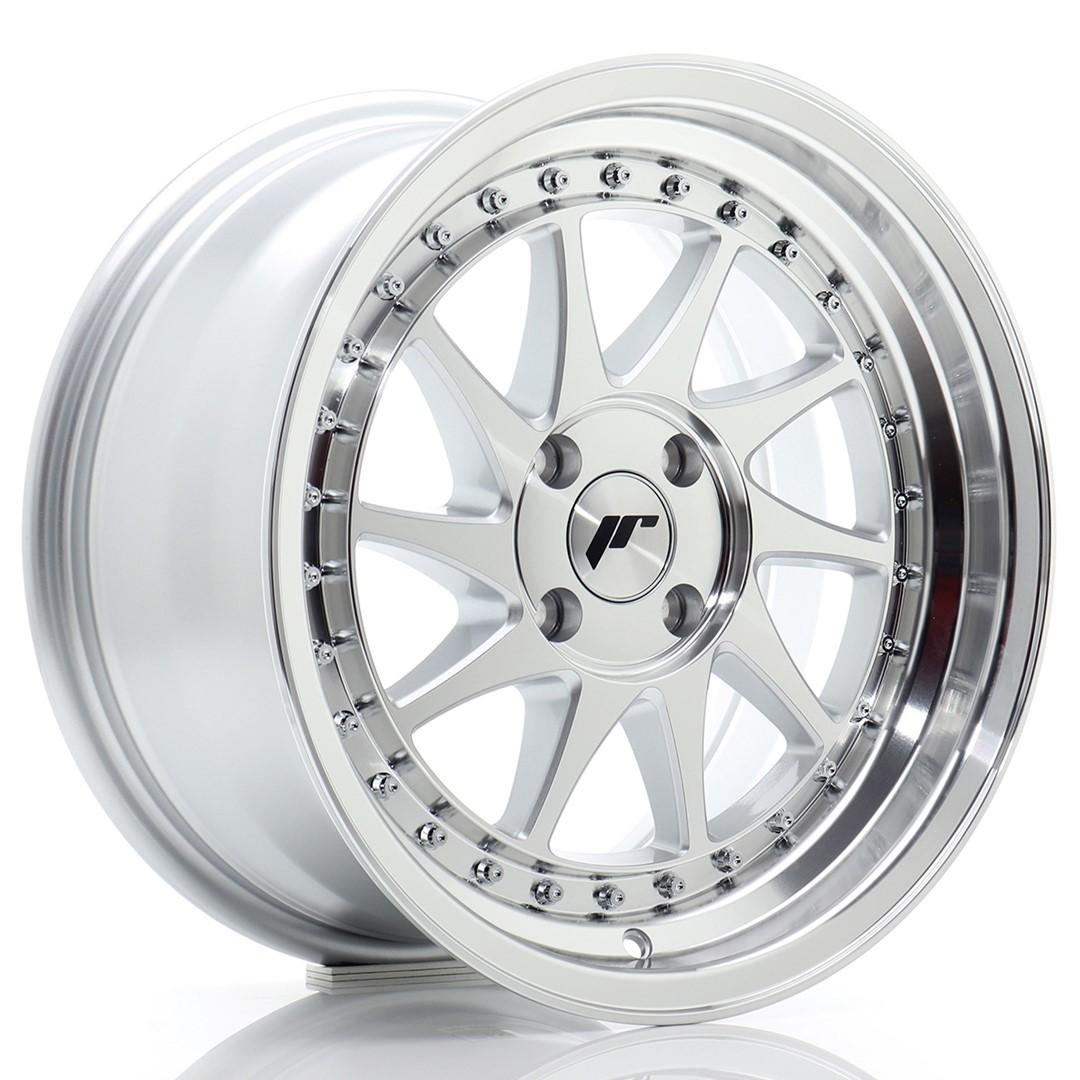 JR Wheels JR26 alumiinivanne, Hopea, 16"