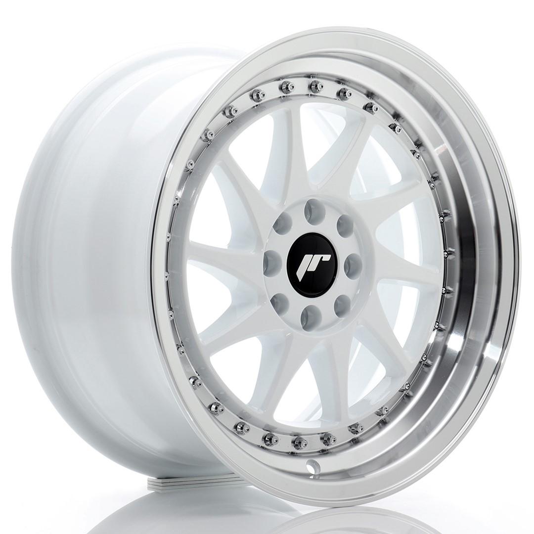 JR Wheels JR26 aluminiumsfelg i Hvit, 16"