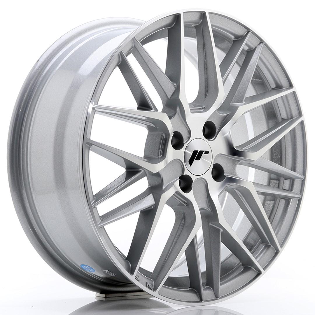 JR Wheels JR28 aluminiumsfælg i Sølv, 17"