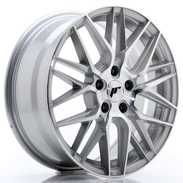 JR Wheels JR28 aluminiumsfælg i Sølv, 17"