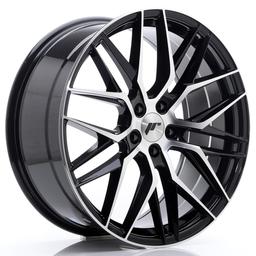 JR Wheels JR28 alumiinivanne, Musta, 20"