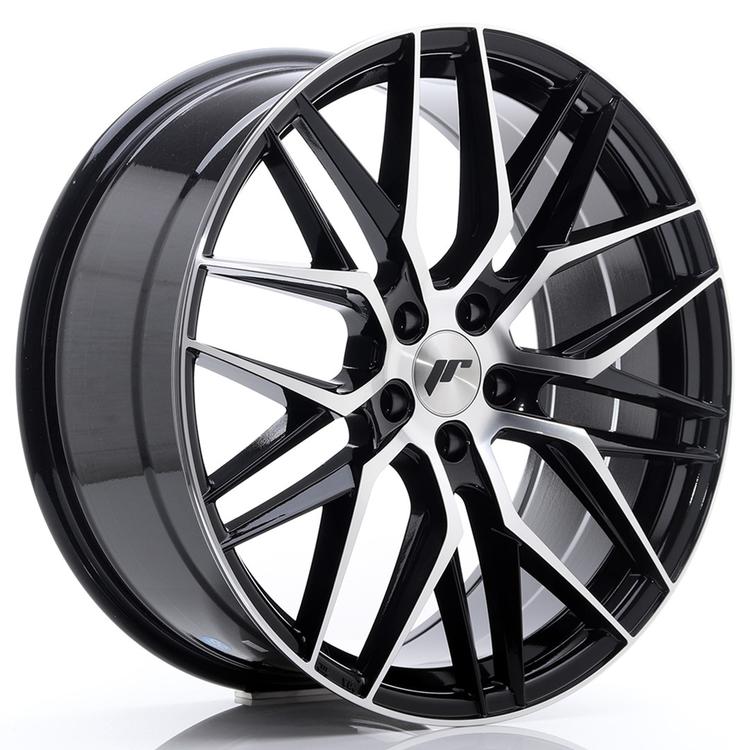 JR Wheels JR28 alumiinivanne, Musta, 20"
