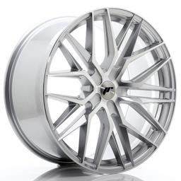 JR Wheels JR28 alumiinivanne, Hopea, 22"