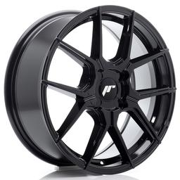JR Wheels JR30 alumiinivanne, Musta, 17"