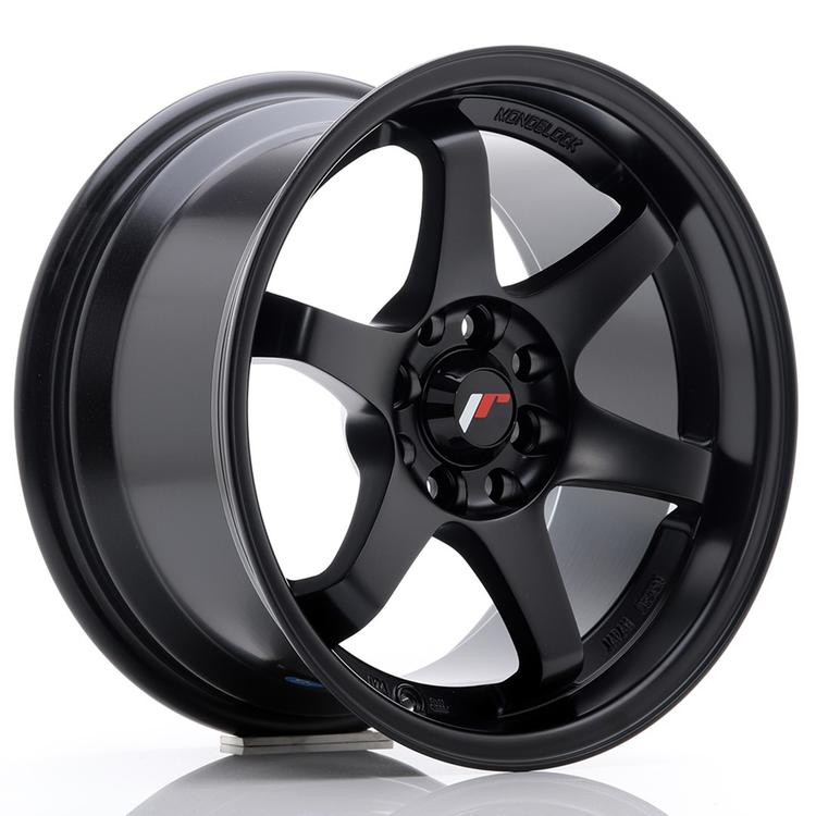 JR Wheels JR3 alumiinivanne, Musta, 15"
