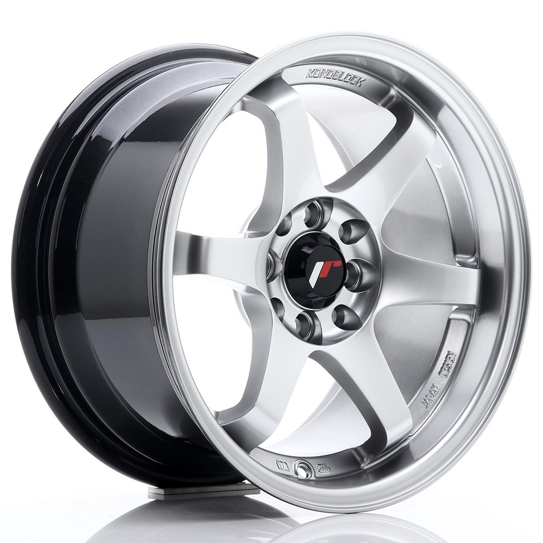 JR Wheels JR3 aluminiumsfælg i Sølv, 15"