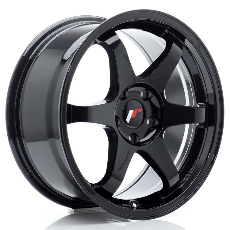 JR Wheels JR3 alloy wheel in Black, 17"