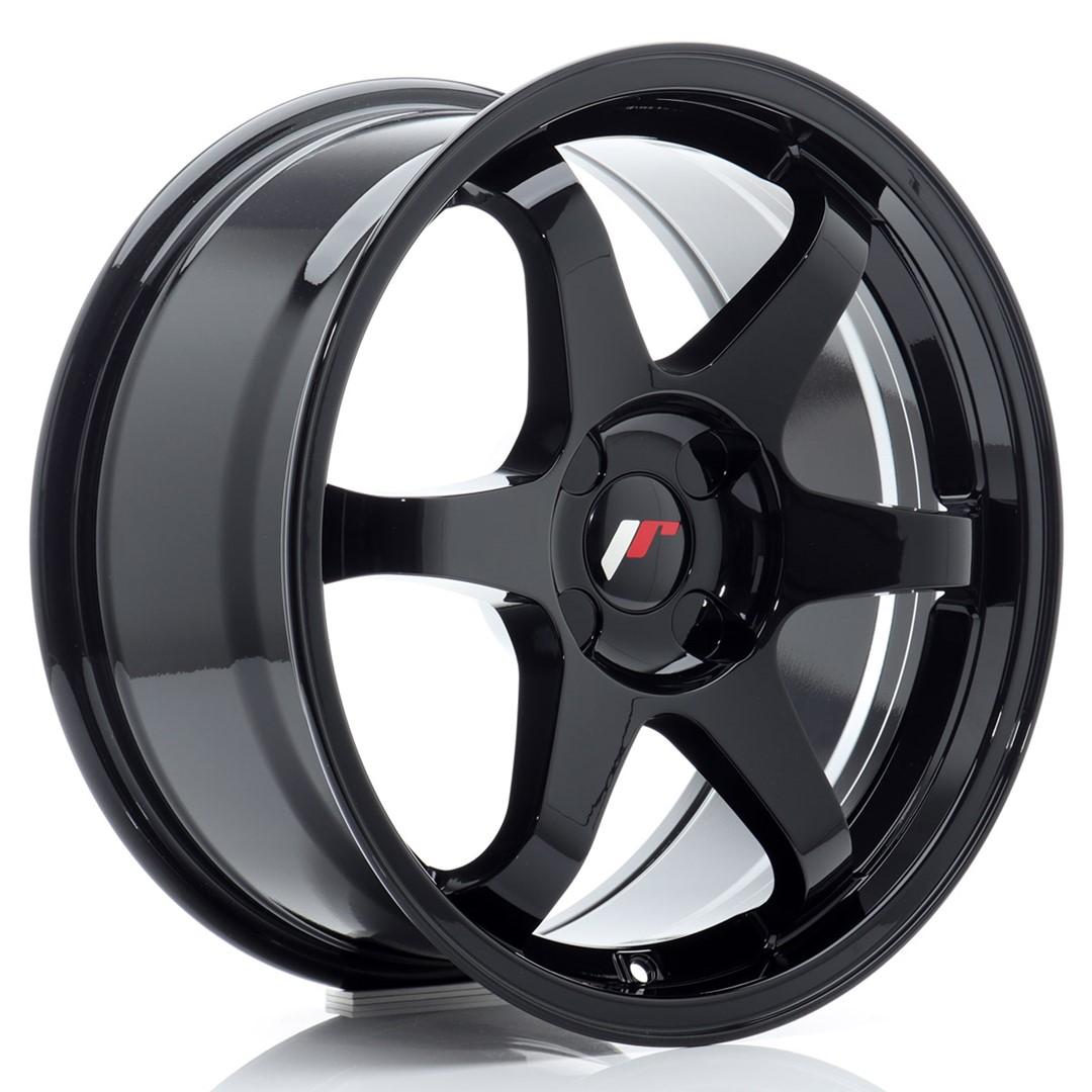 JR Wheels JR3 alloy wheel in Black, 17"