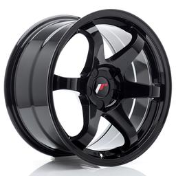 JR Wheels JR3 alloy wheel in Black, 17"