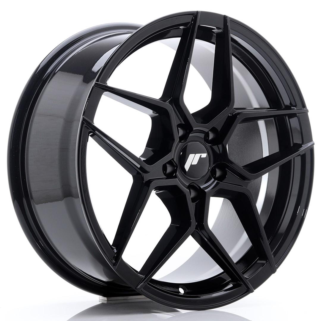 JR Wheels JR34 alumiinivanne, Musta, 18"
