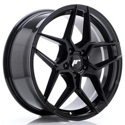 JR Wheels JR34 alumiinivanne, Musta, 18"